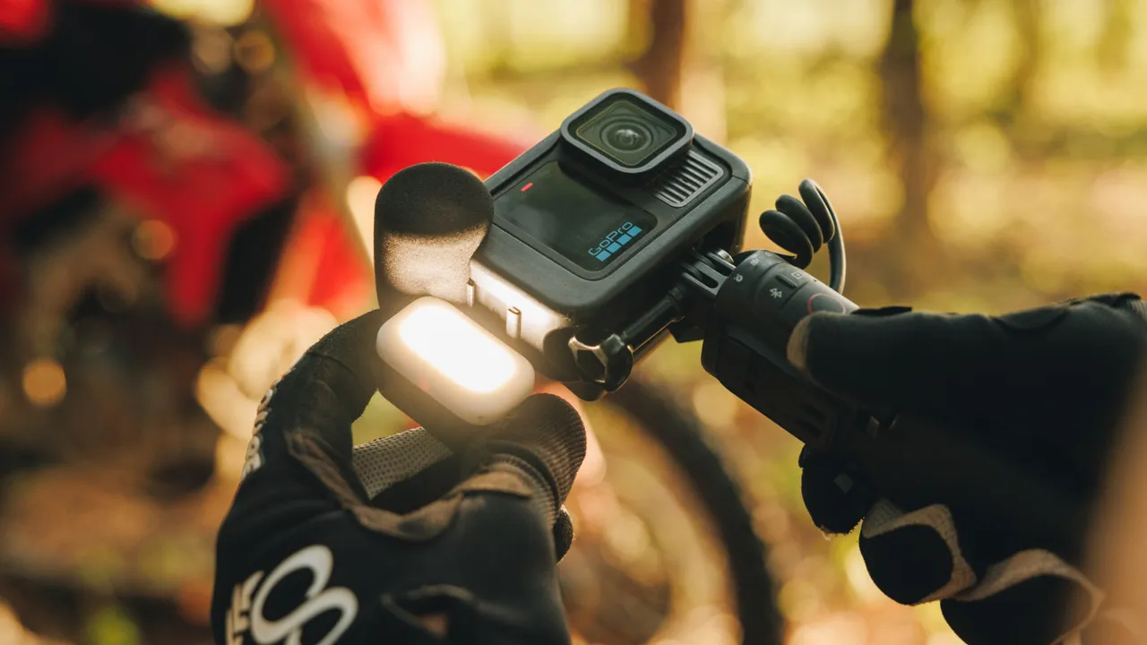 GoPro HERO13 Black Creator Edition durante una grabación