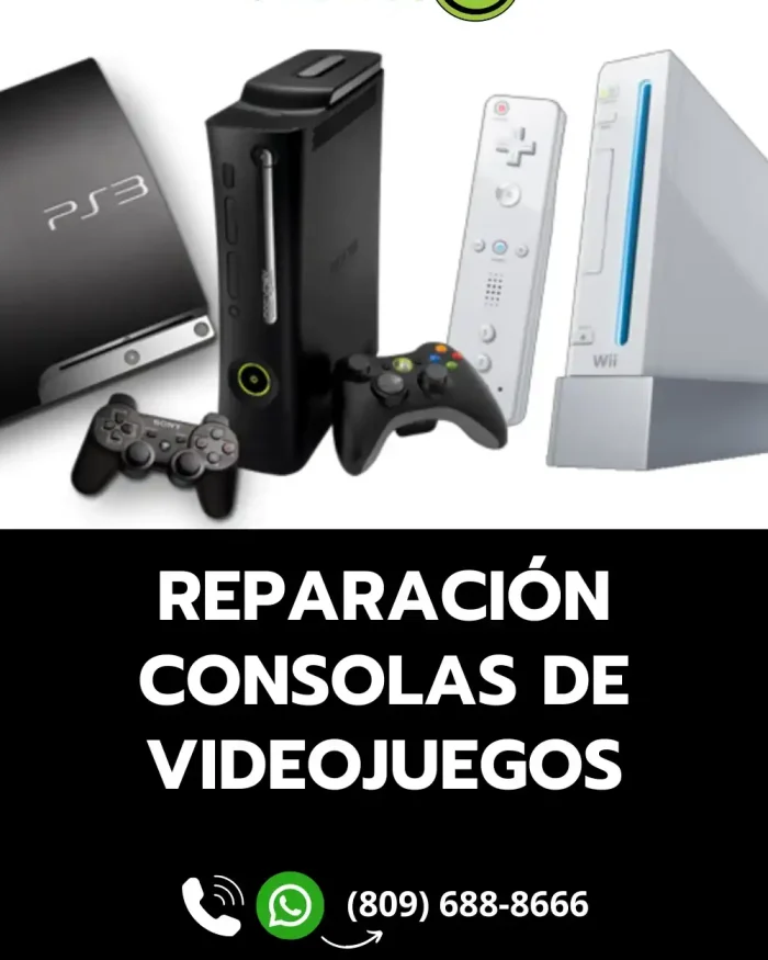 Reparación Consolas Video Juegos en Santo Domingo Este. República Dominicana